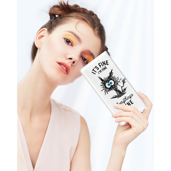 Womens Wallet, RFID Slim Wallets for Women, Thin Ladies Credit Card Holder Purse - Picture 2 of 7